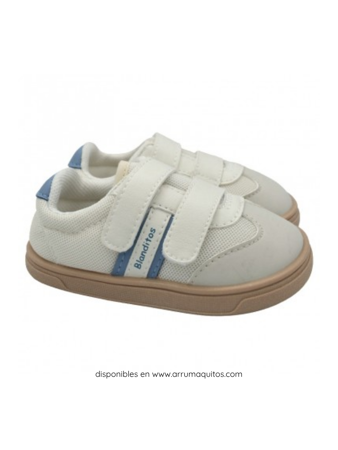 Deportivas Respetuosas Blanditos Guppy Blanco y Azul