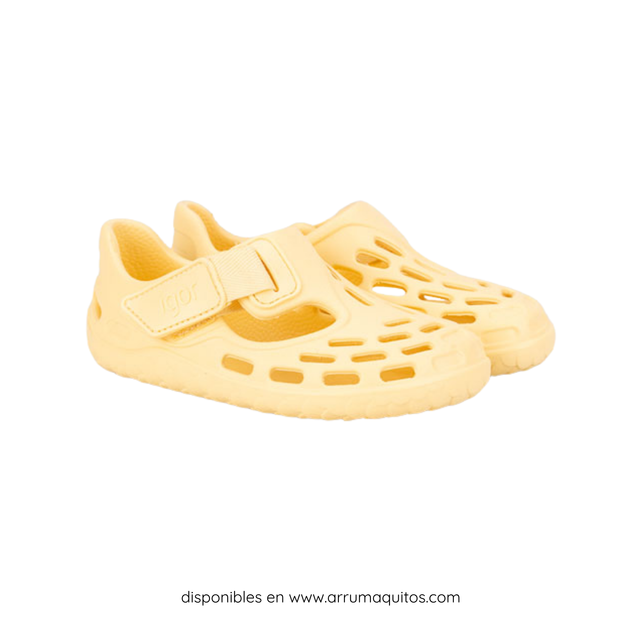 Zuecos Barefoot Acuáticos Tijuca Vainilla de Igor