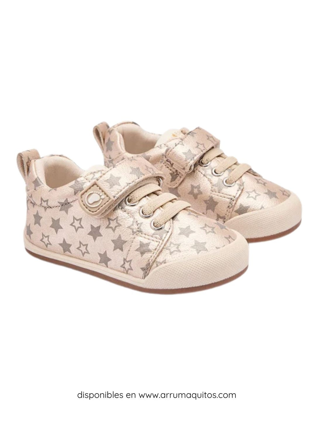 Sneakers barefoot Estrellas Doradas de Tecnobaby