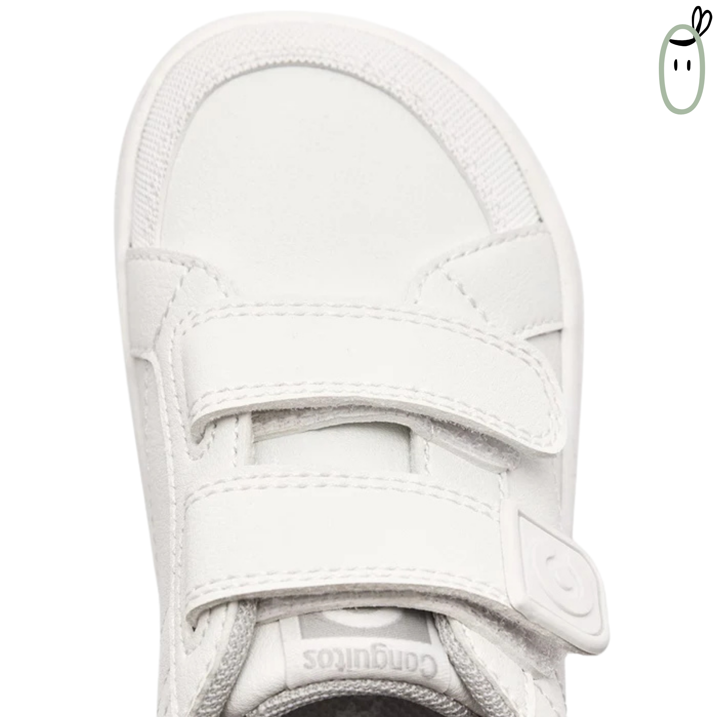 Deportivas barefoot Colegiales Blancas de Conguitos GoFlex