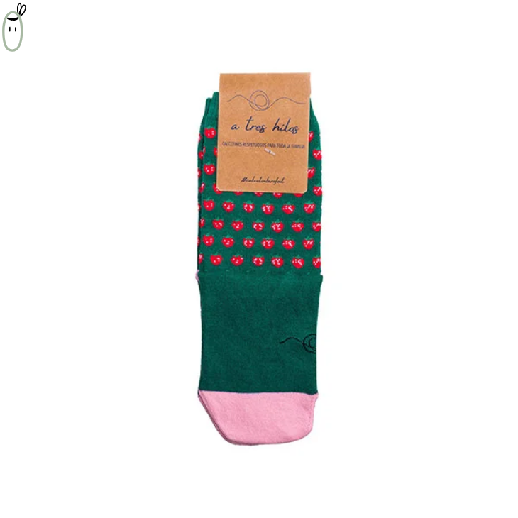 Calcetines Barefoot "Merienda en los Pinos" de A tres hilos