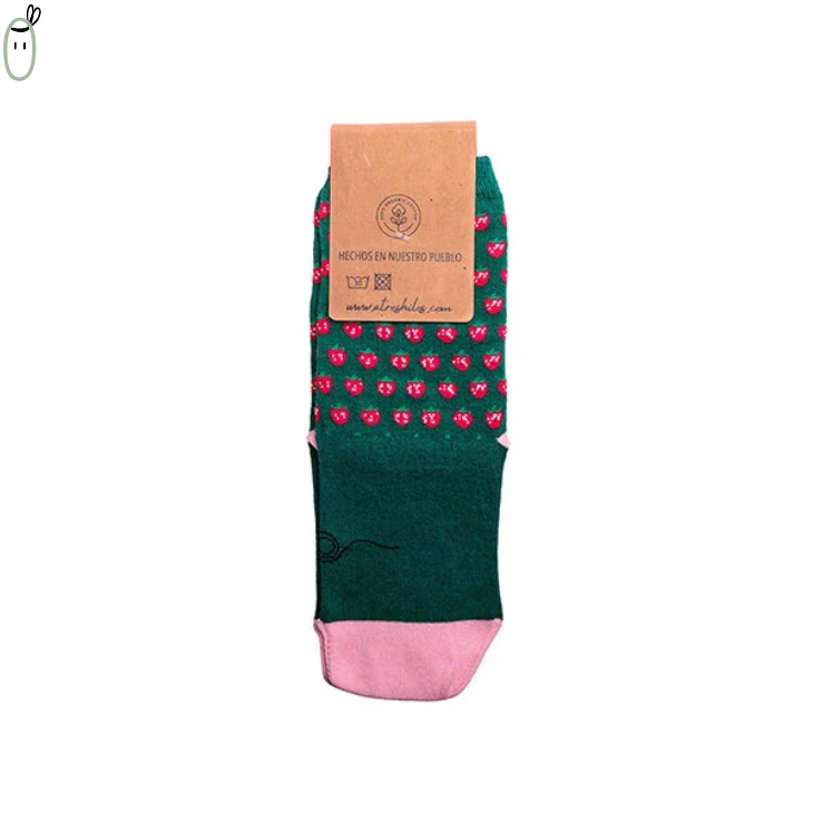 Calcetines Barefoot "Merienda en los Pinos" de A tres hilos