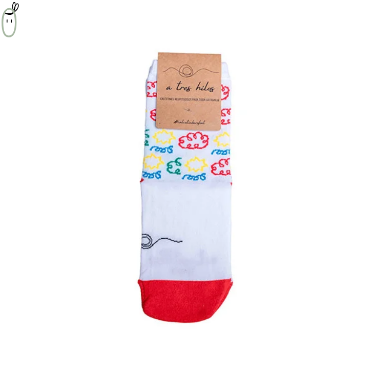 Calcetines Barefoot "Tormenta de Verano" de A tres hilos
