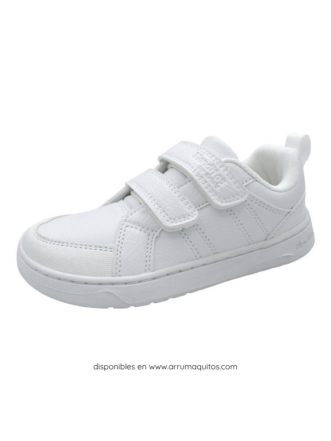 Deportivas Respetuosas Colegiales Aneto Blanco Blanditos by Crio's