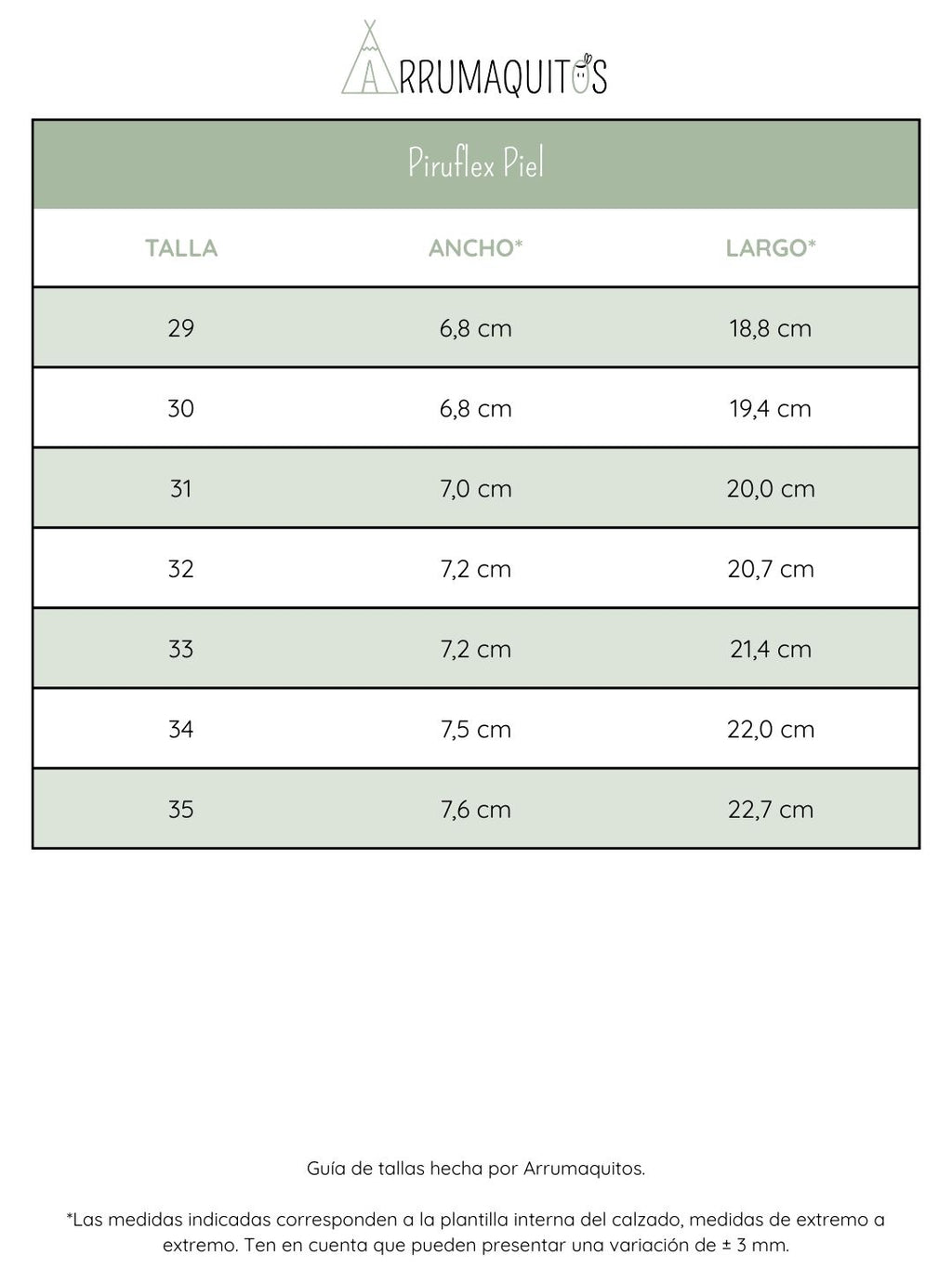 Zapatillas barefoot de piel Davinci Night de Piruflex