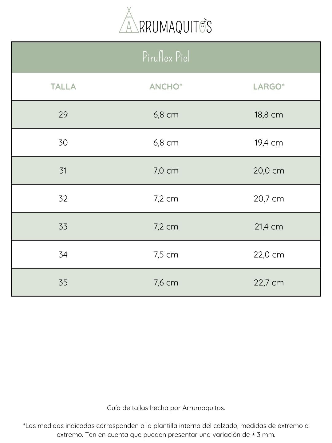 Zapatillas barefoot de piel Davinci Night de Piruflex