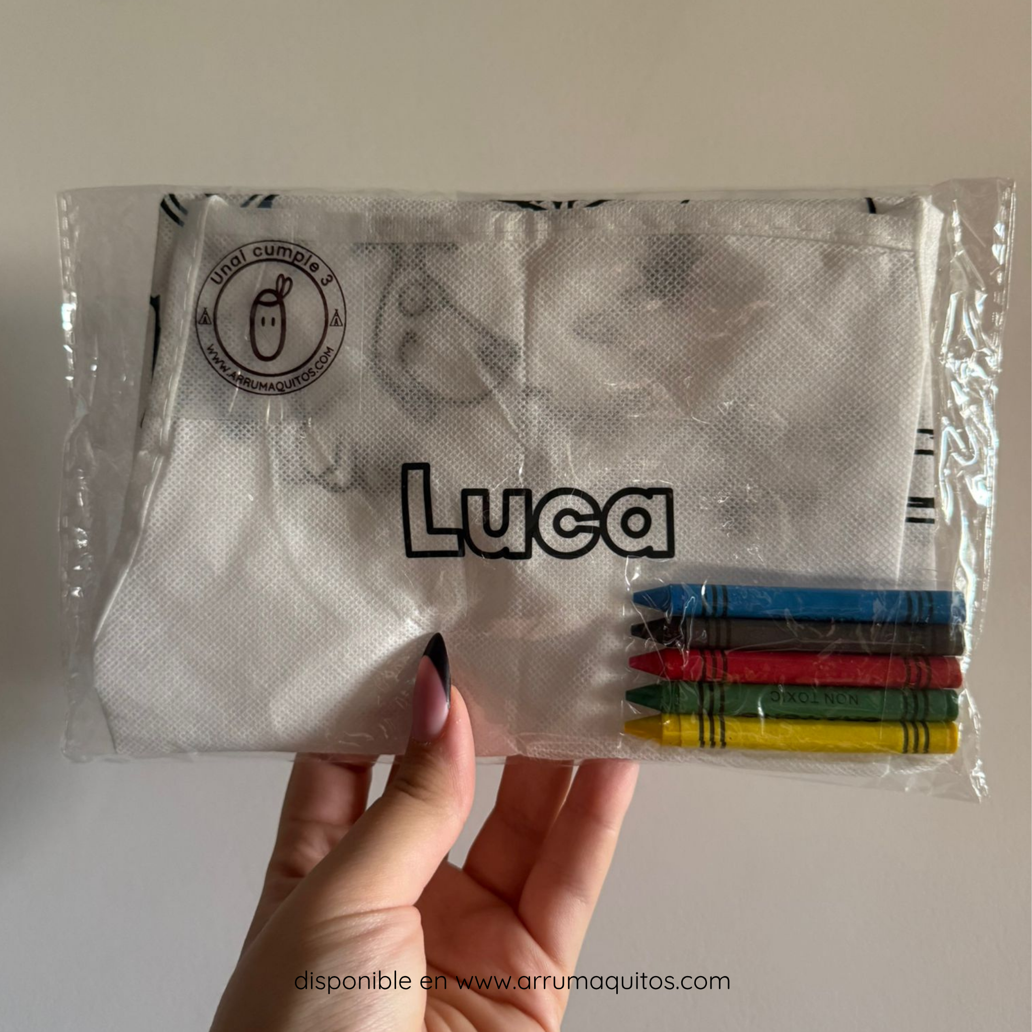 Delantal Infantil Para Colorear (Pack Con 5 Ceras)