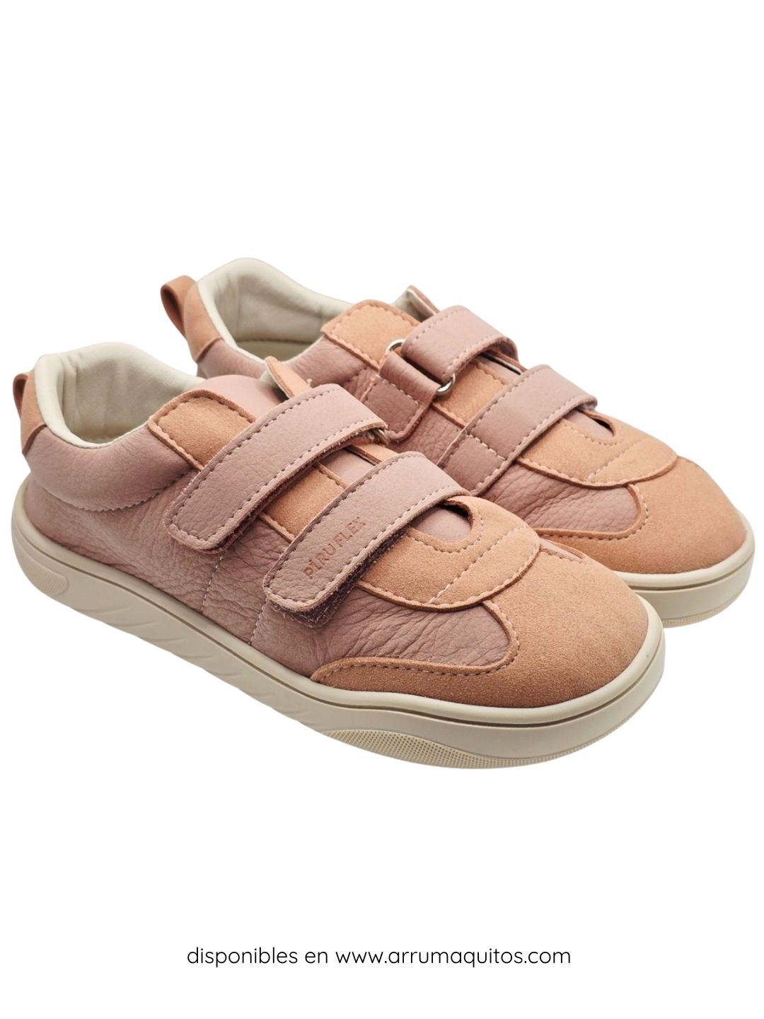 Zapatillas barefoot de piel Davinci Pink de Piruflex