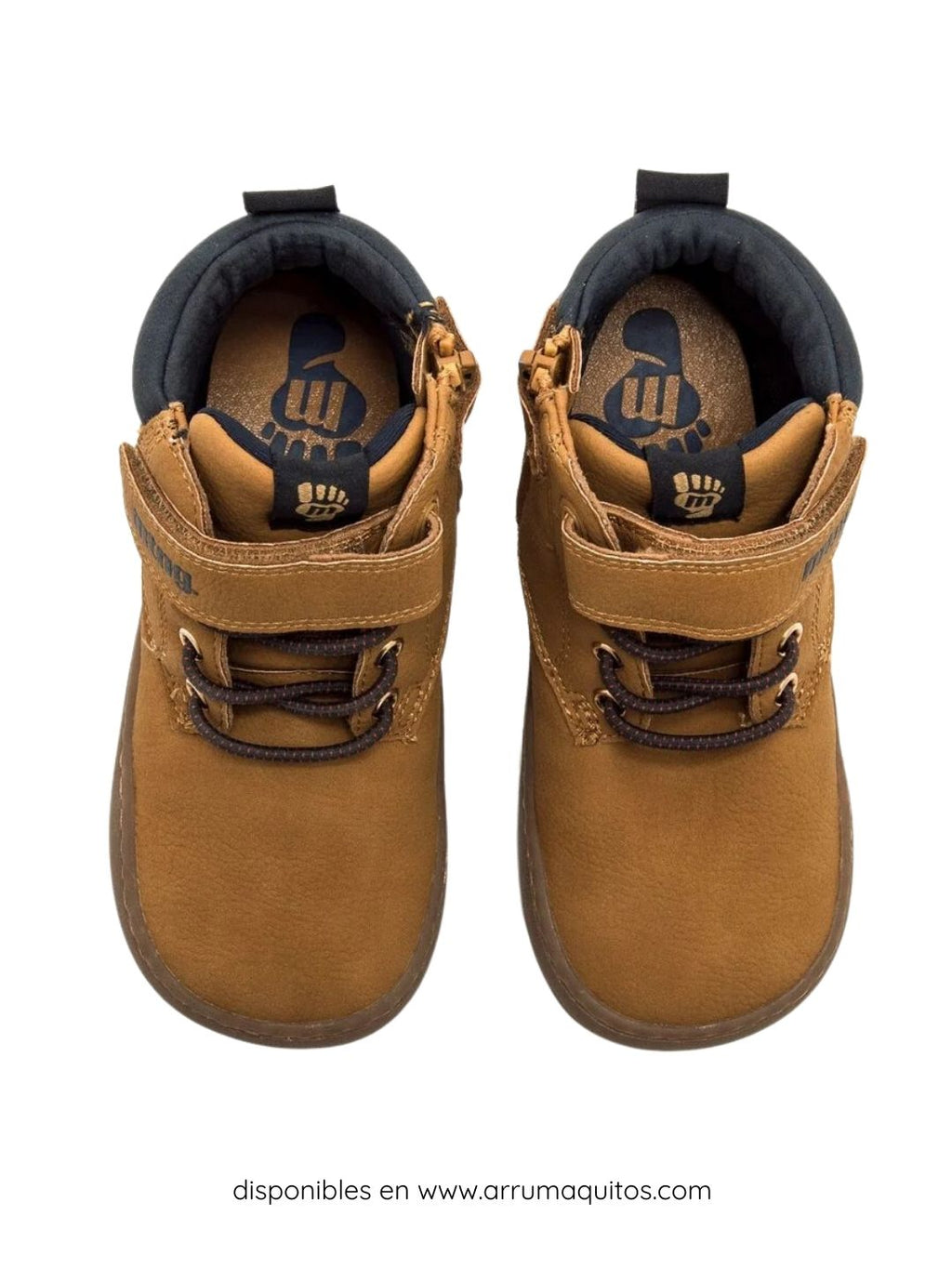 Botines barefoot veganos Camel de Mustang Free