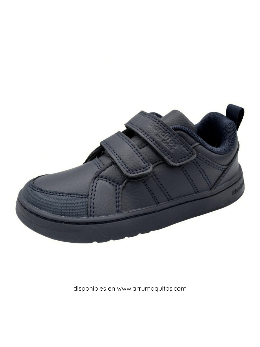 Deportivas Respetuosas Colegiales Aneto Marino Blanditos by Crio's