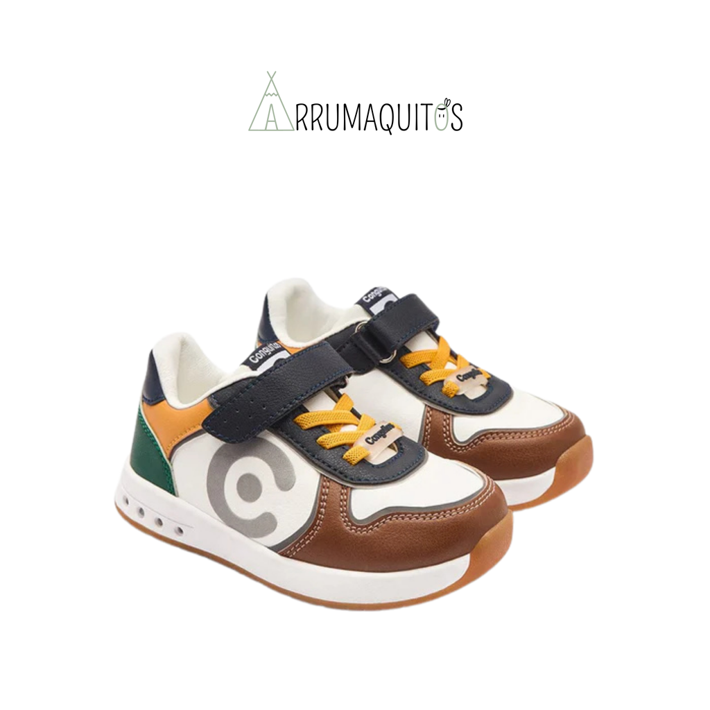 Sneakers Respetuosas Multi con Luces de Conguitos GoFlex