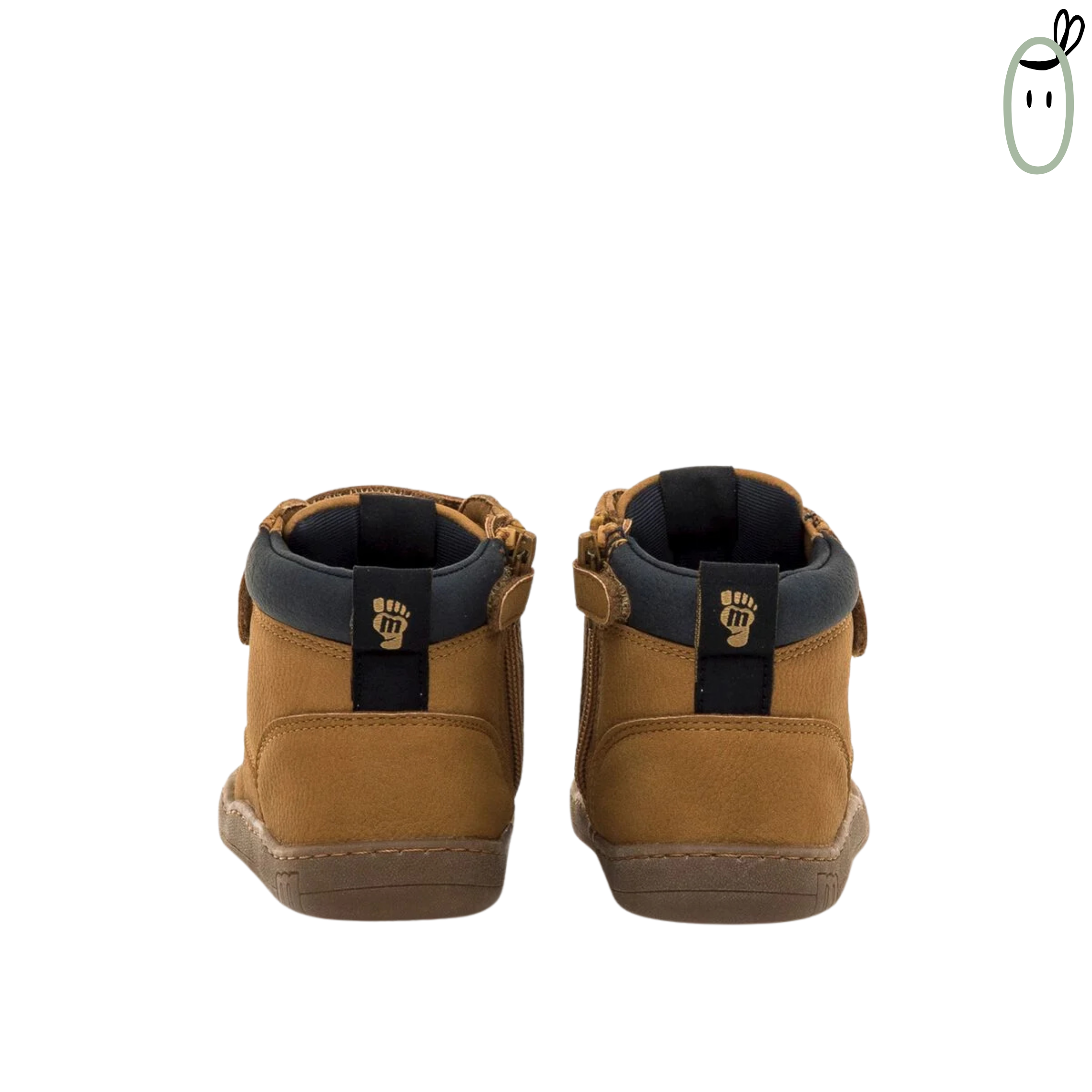 Botines barefoot Veganos Camel de Mustang Free