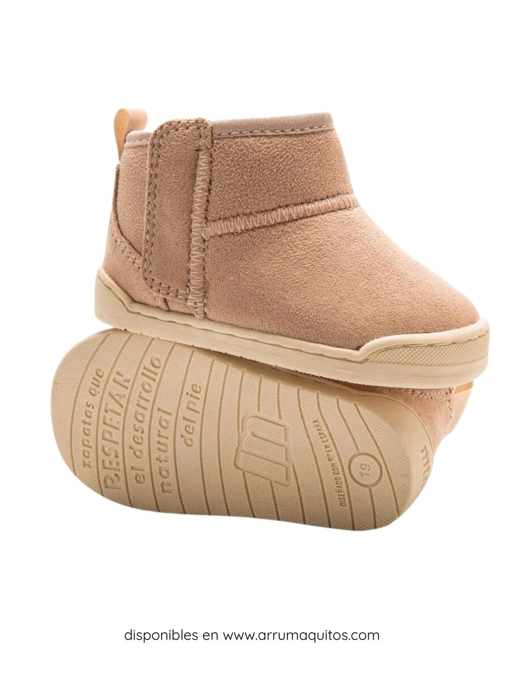 Botines barefoot veganos Nuez Nude de Mustang Free