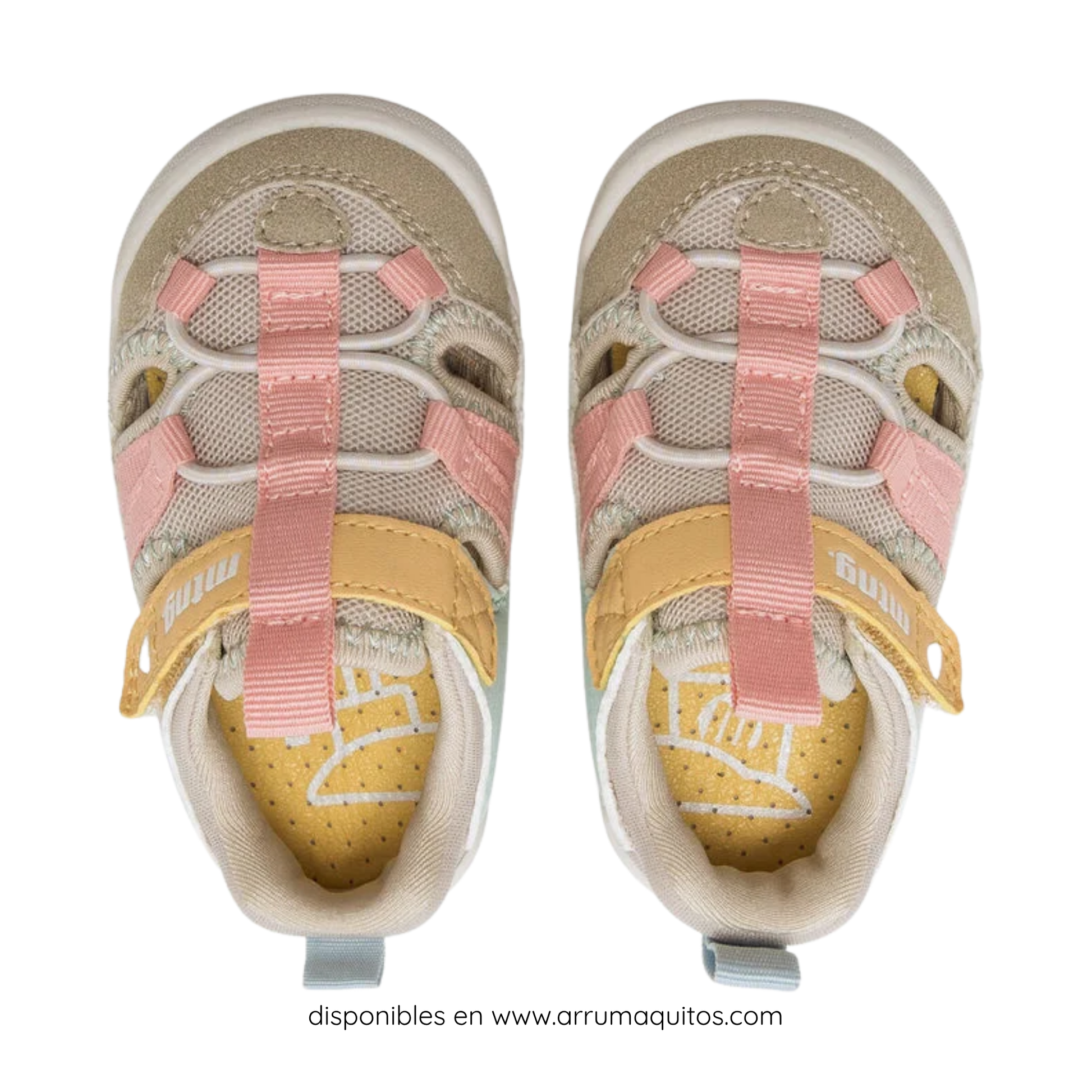 Sandalias Barefoot Primeros Pasos Verano 48908-C59335 Free Baby De Mustang