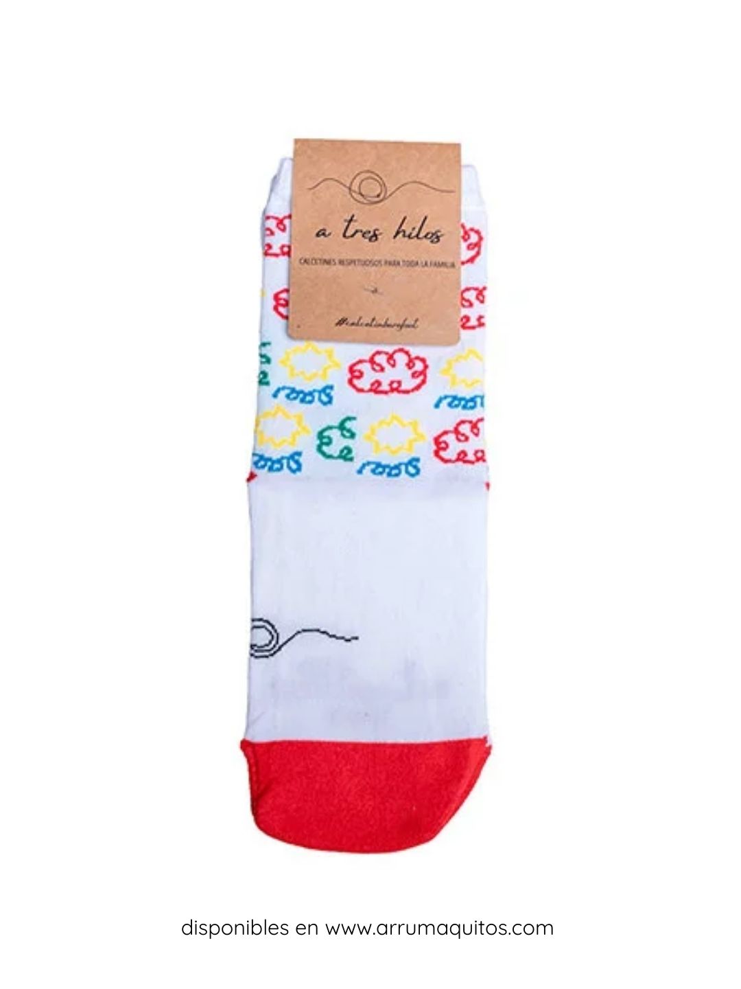 Calcetines Barefoot "Tormenta de Verano" de a Tres Hilos