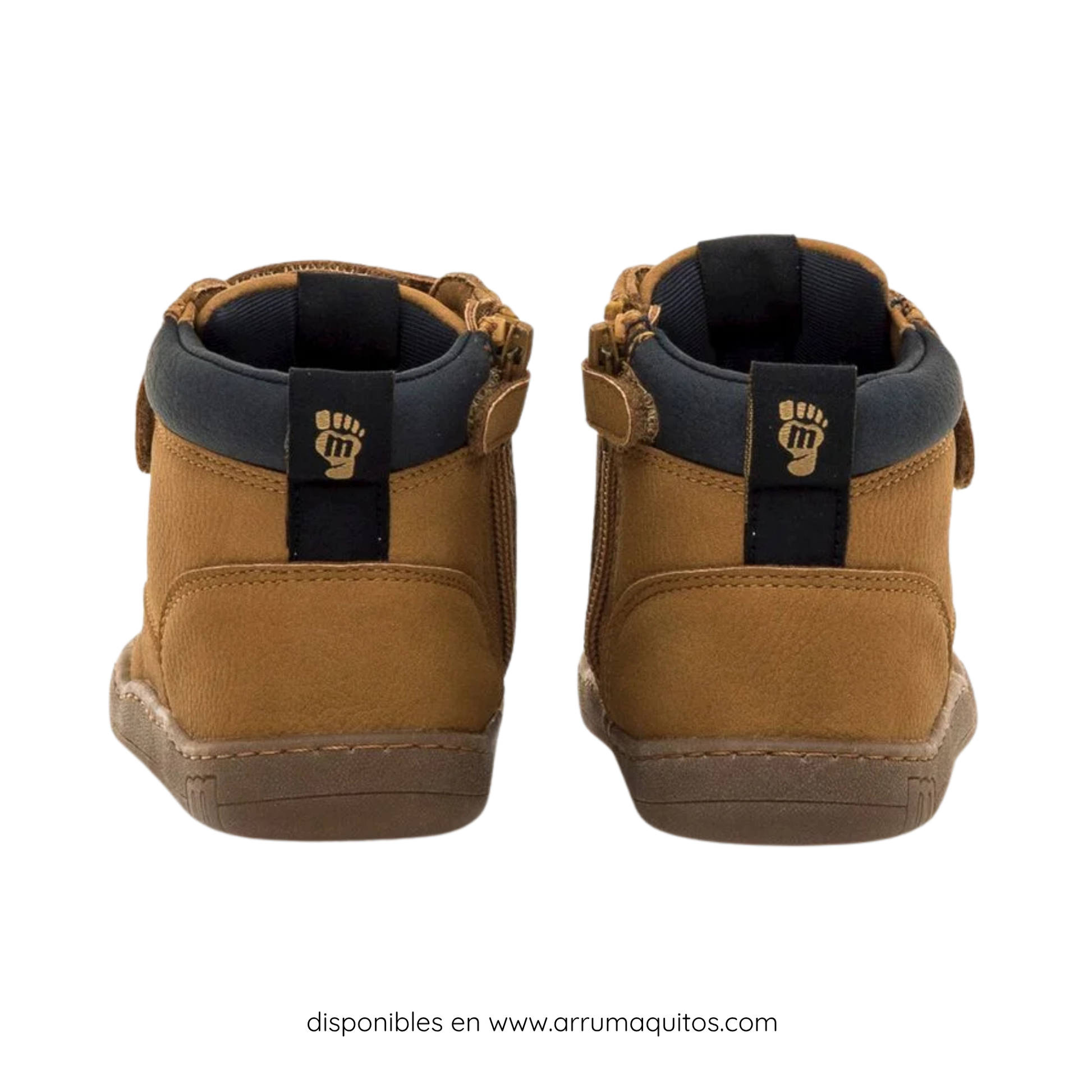 Camel Vegan Barefoot Boots by Mustang Free