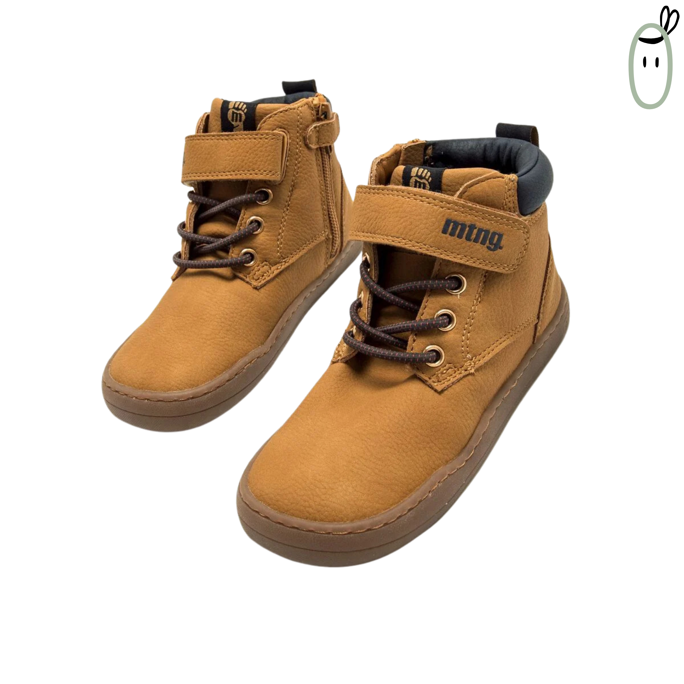 Botines barefoot Veganos Camel de Mustang Free