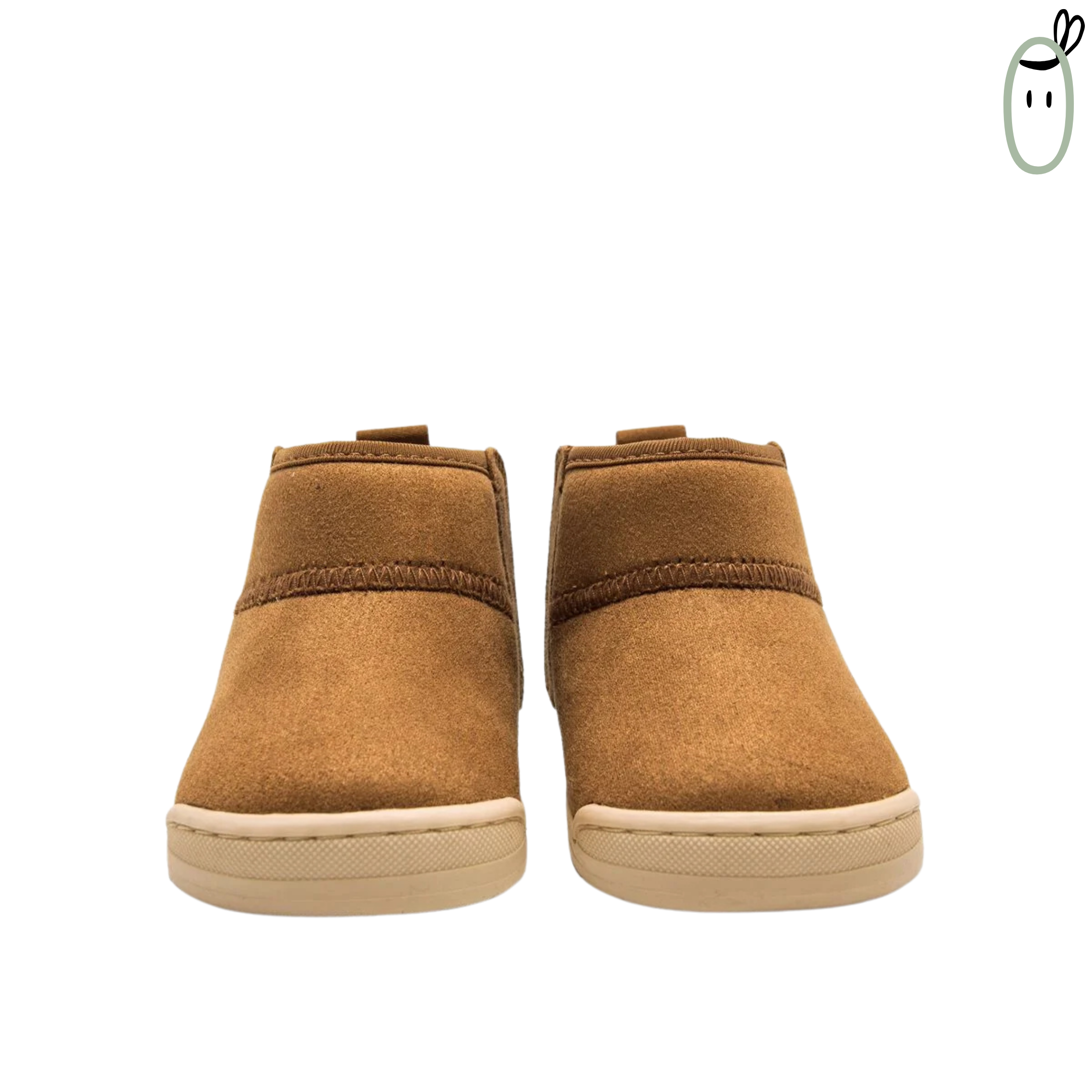 Botines barefoot Vegano Nuez Cuero de Mustang Free