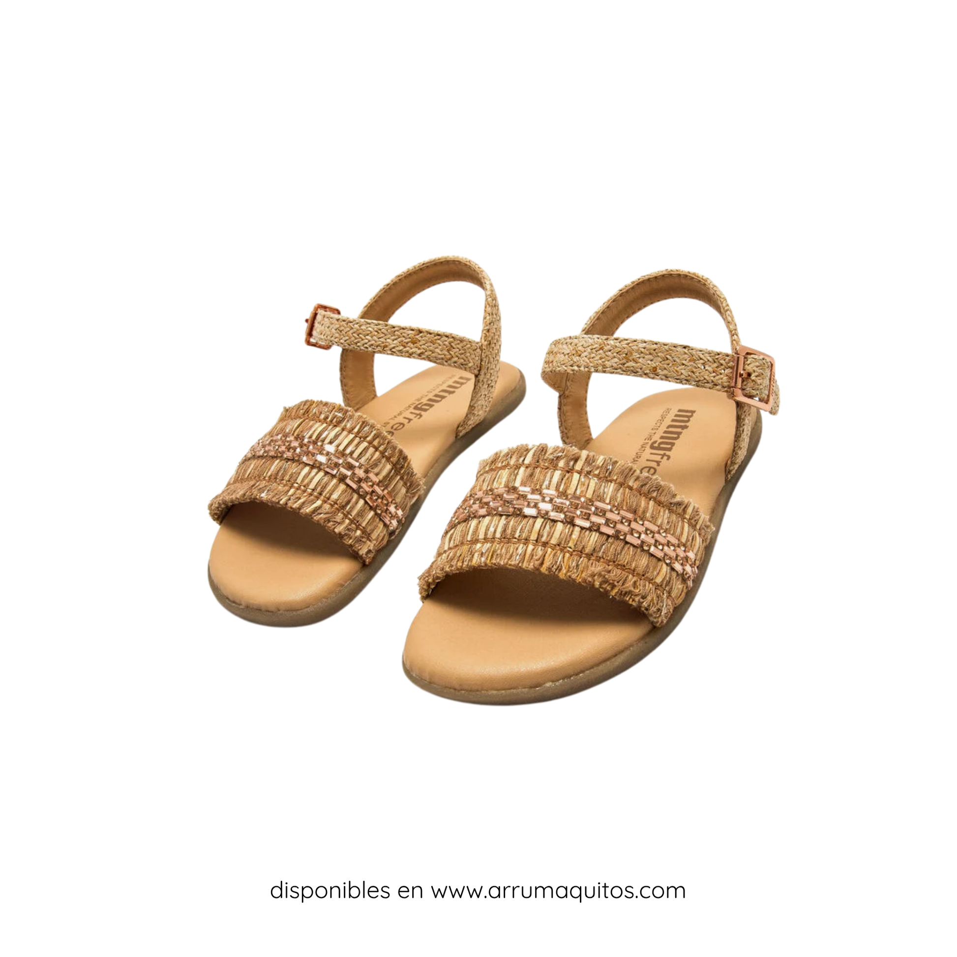Sandalias Barefoot Verano 49348-C59797 Detalles Brillantes Free De Mustang