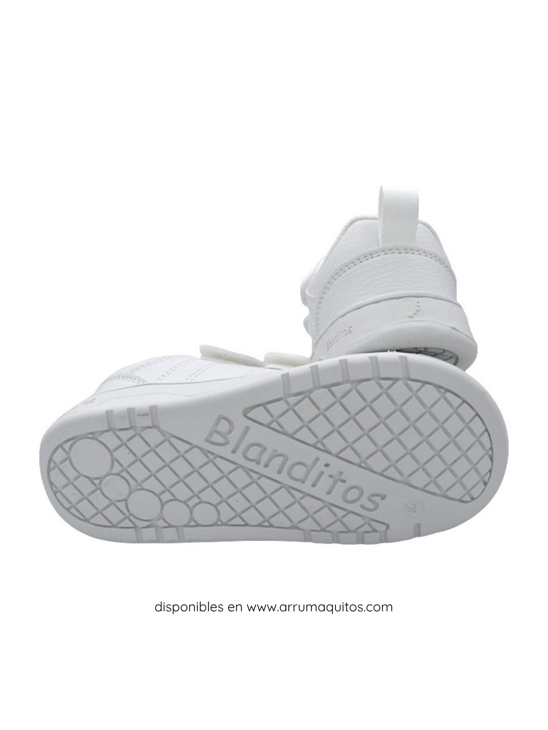Deportivas Respetuosas Colegiales Aneto Blanco Blanditos by Crio's