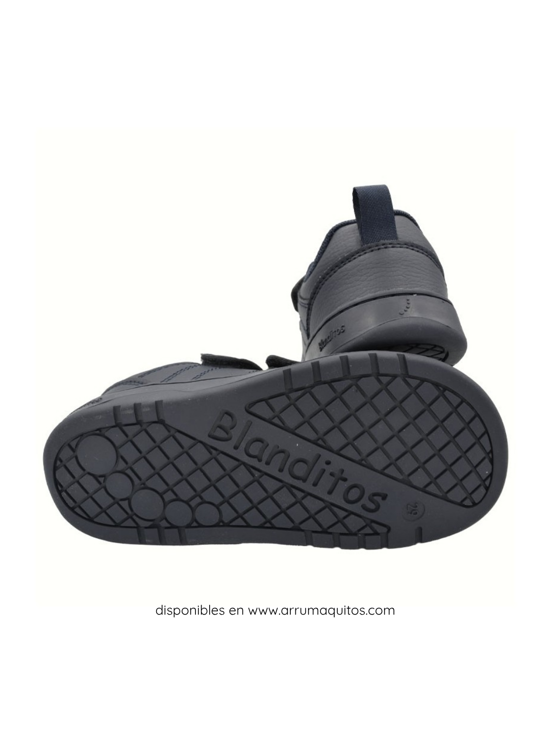 Deportivas Respetuosas Colegiales Aneto Marino Blanditos by Crio's