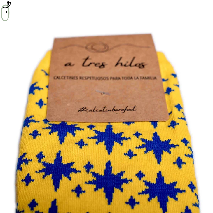 Calcetines Barefoot "A la Fresca" de A tres hilos