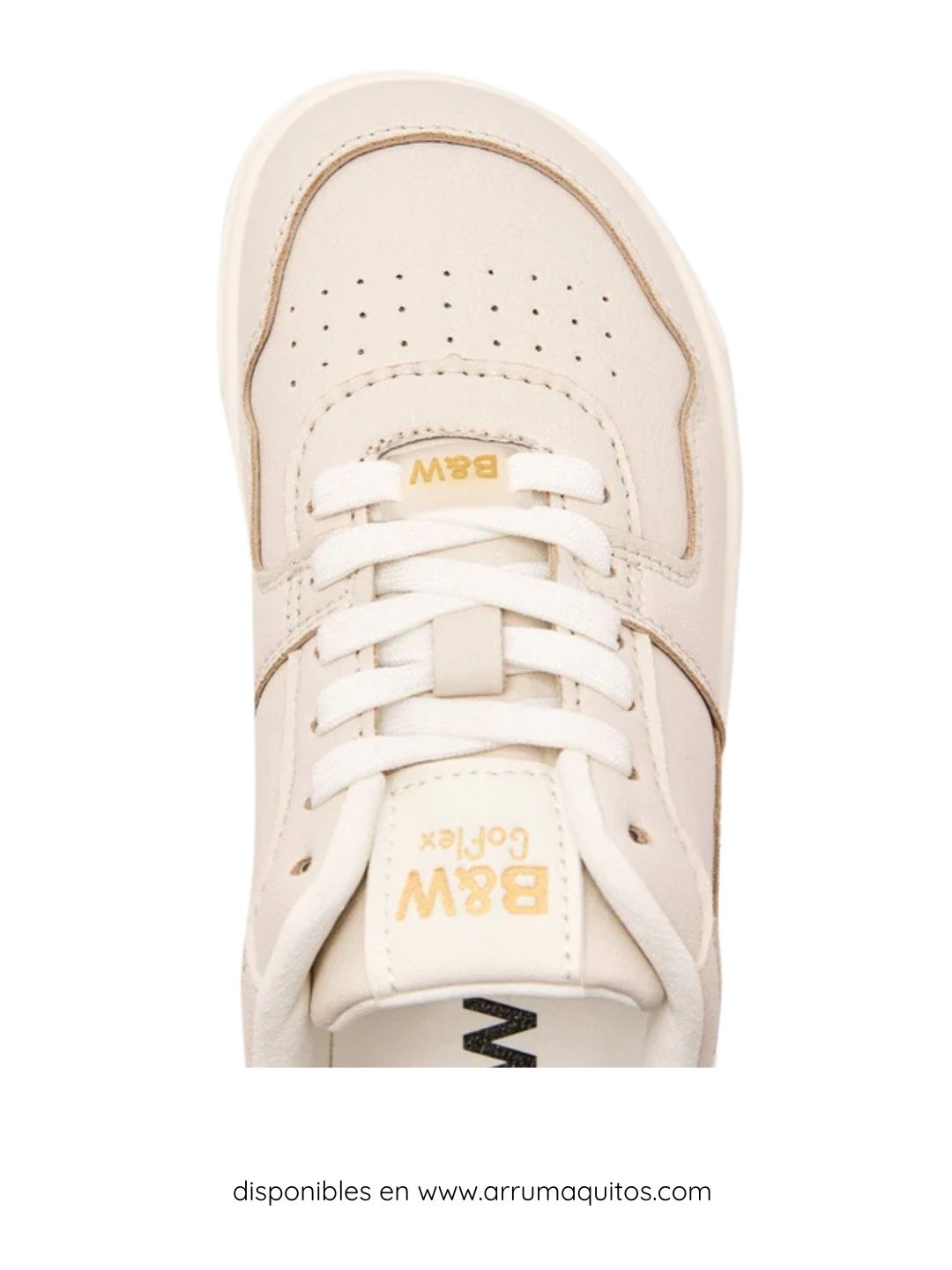 B&amp;W GoFlex Beige Low-Top Sneakers