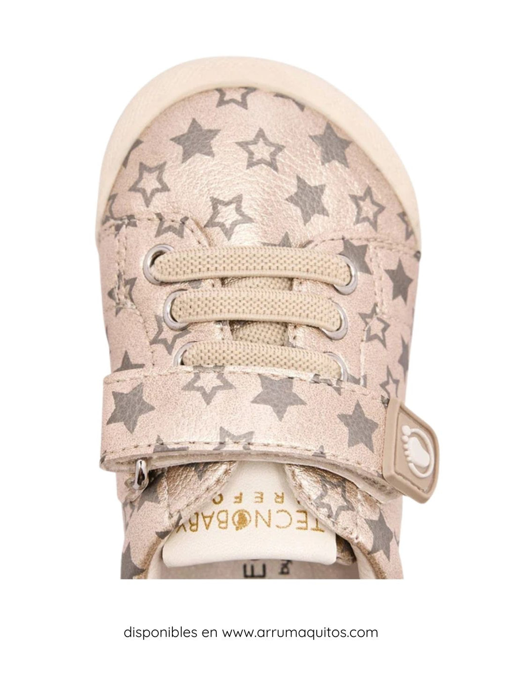 Sneakers barefoot Estrellas Doradas de Tecnobaby