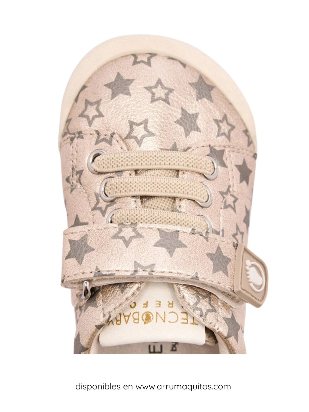Sneakers barefoot Estrellas Doradas de Tecnobaby