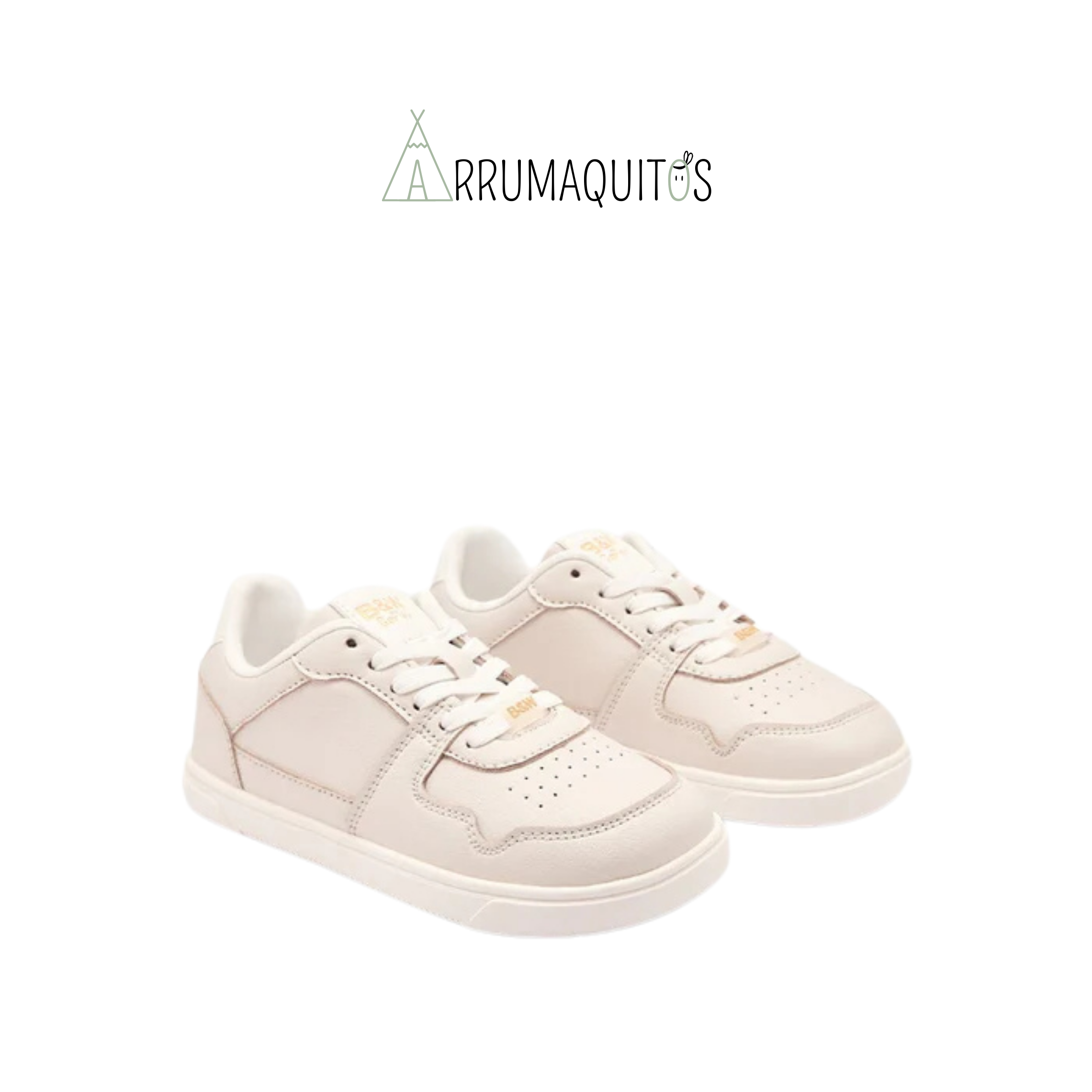 Zapatillas Bajas Respetuosas Beige de B&W GoFlex
