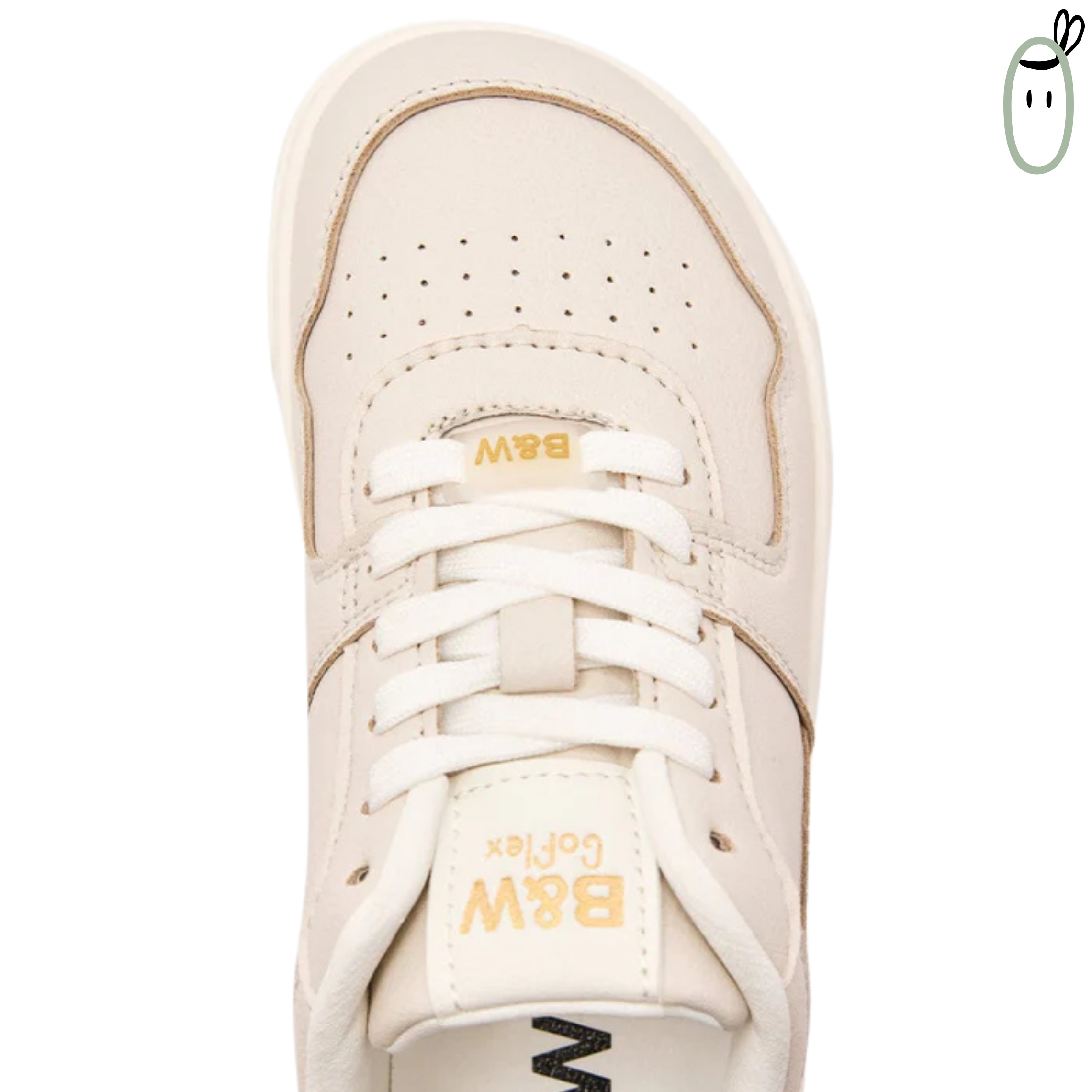 Zapatillas Bajas Respetuosas Beige de B&W GoFlex