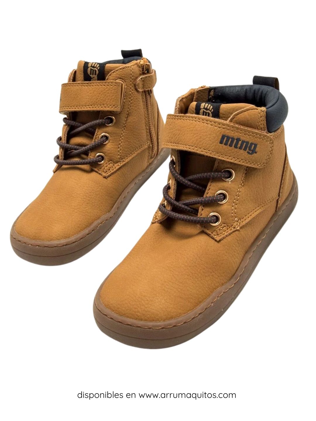 Botines barefoot veganos Camel de Mustang Free