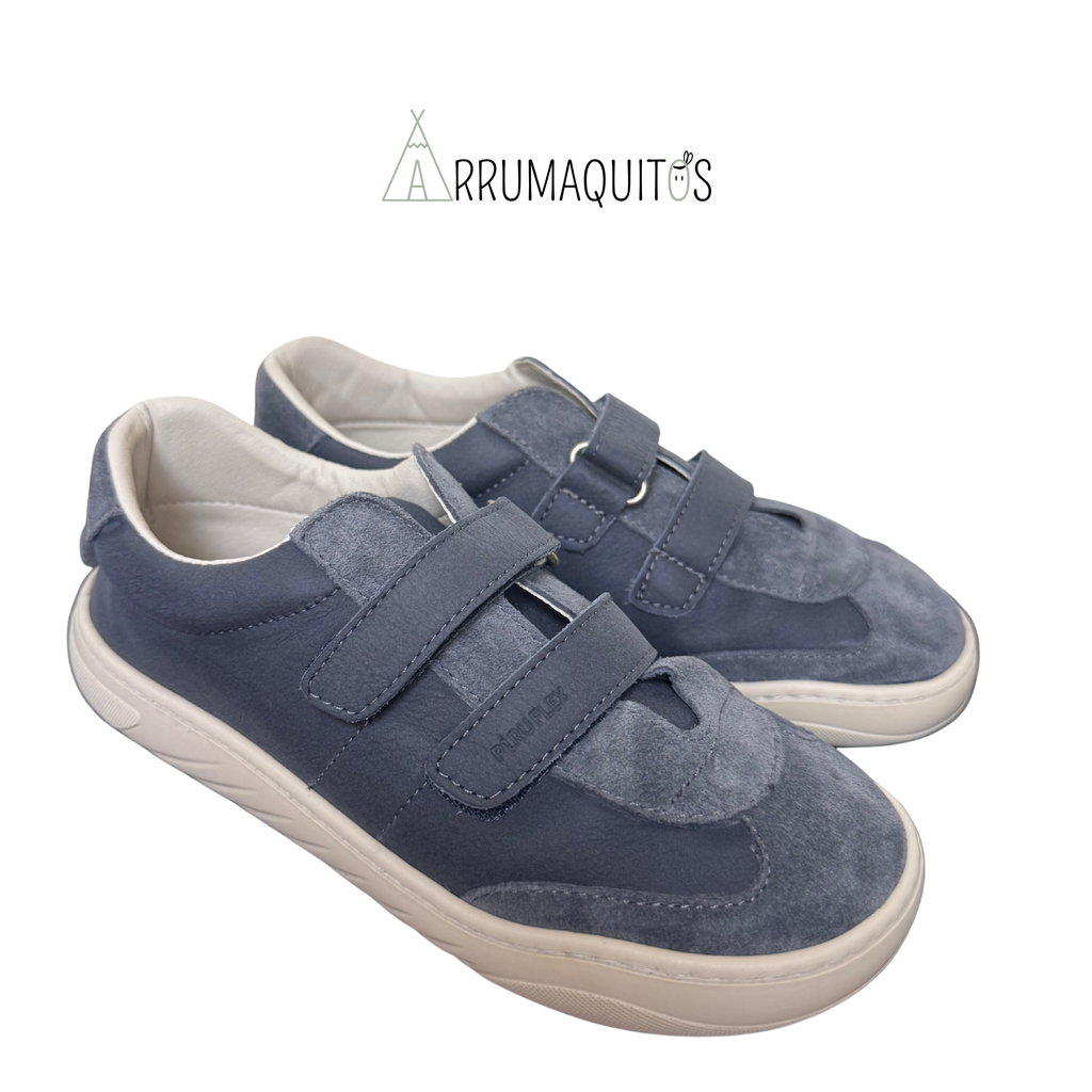 Zapatillas de diario barefoot de piel Davinci Night de Piruflex