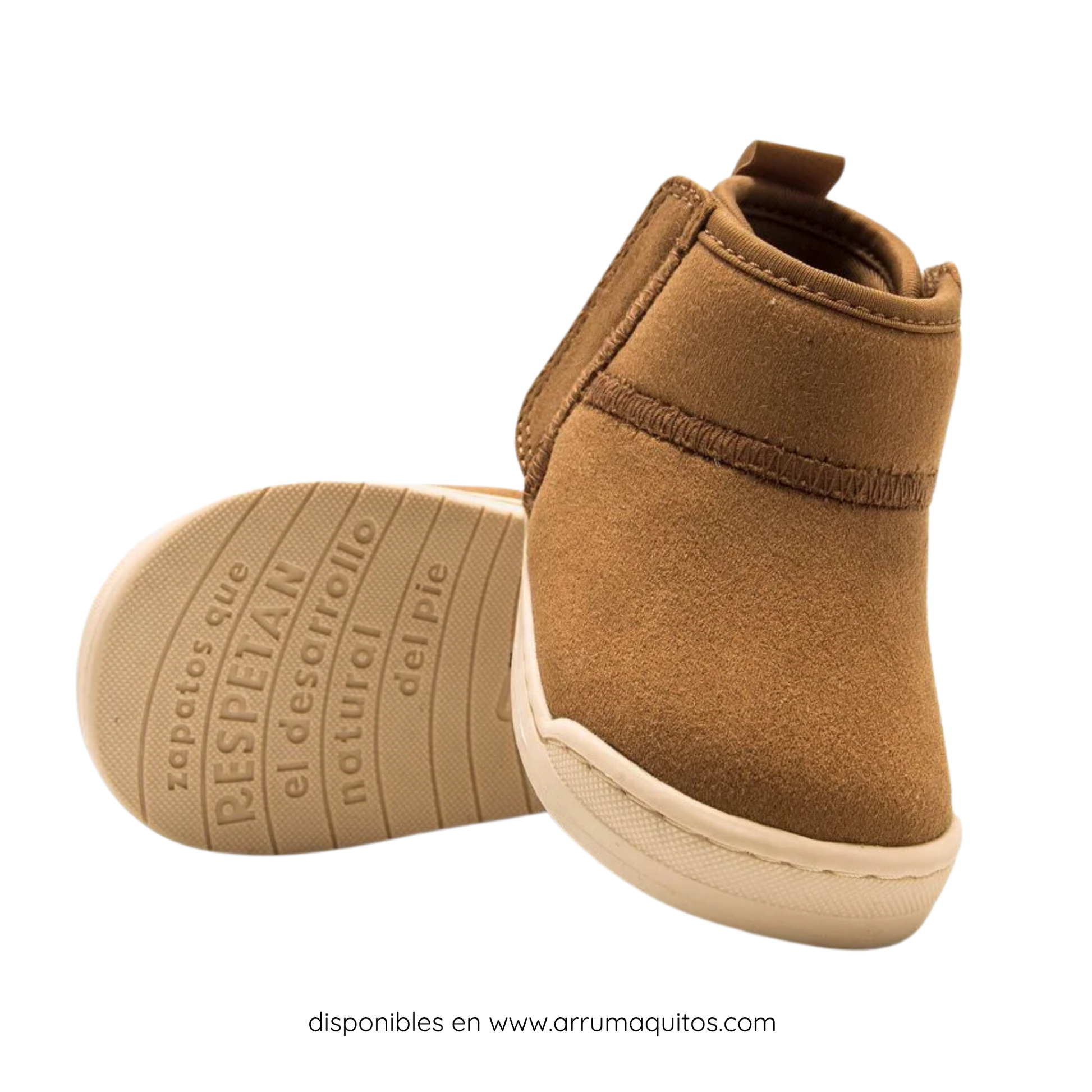 Vegan Walnut Leather Barefoot Boots by Mustang Free