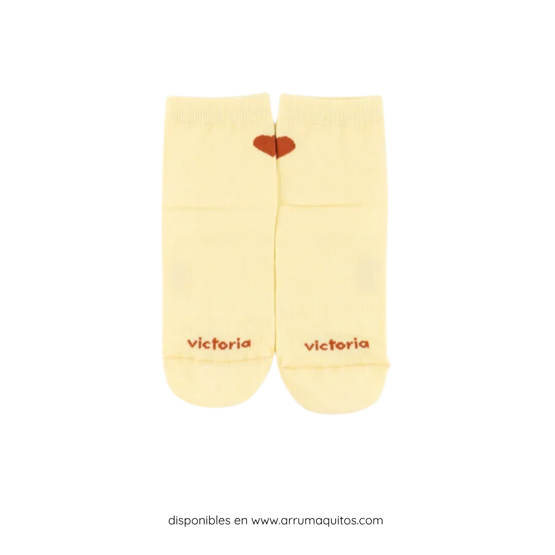 Calcetín Barefoot con Puntera Anatómica Corazón Amarillo de Victoria