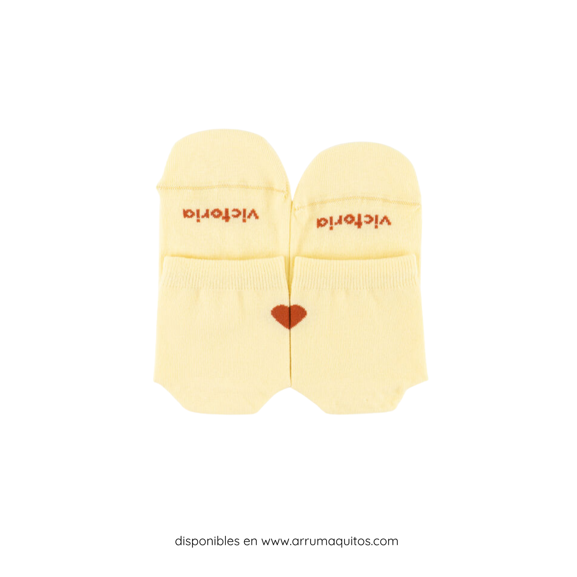 Calcetín Barefoot con Puntera Anatómica Corazón Amarillo de Victoria