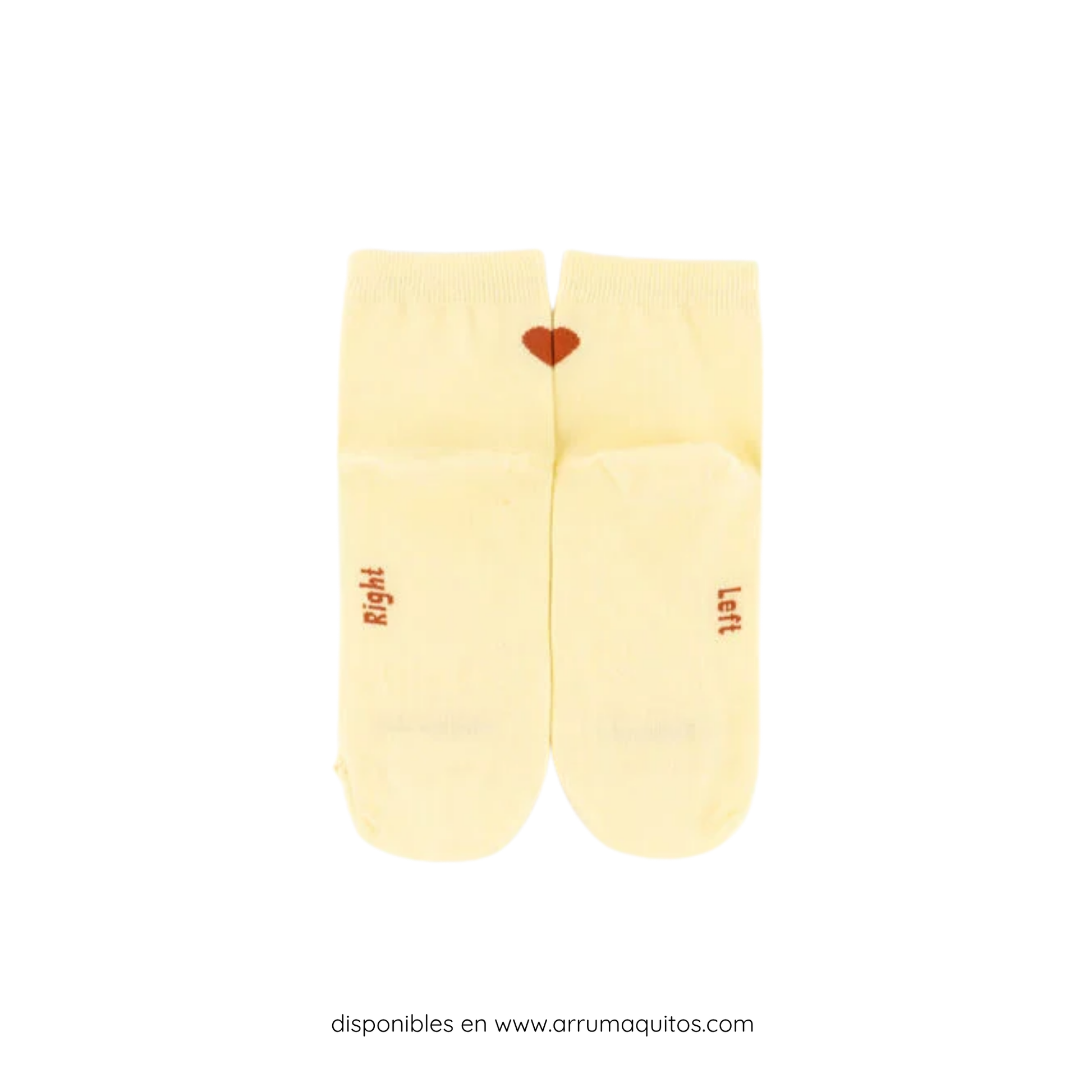 Calcetín Barefoot con Puntera Anatómica Corazón Amarillo de Victoria