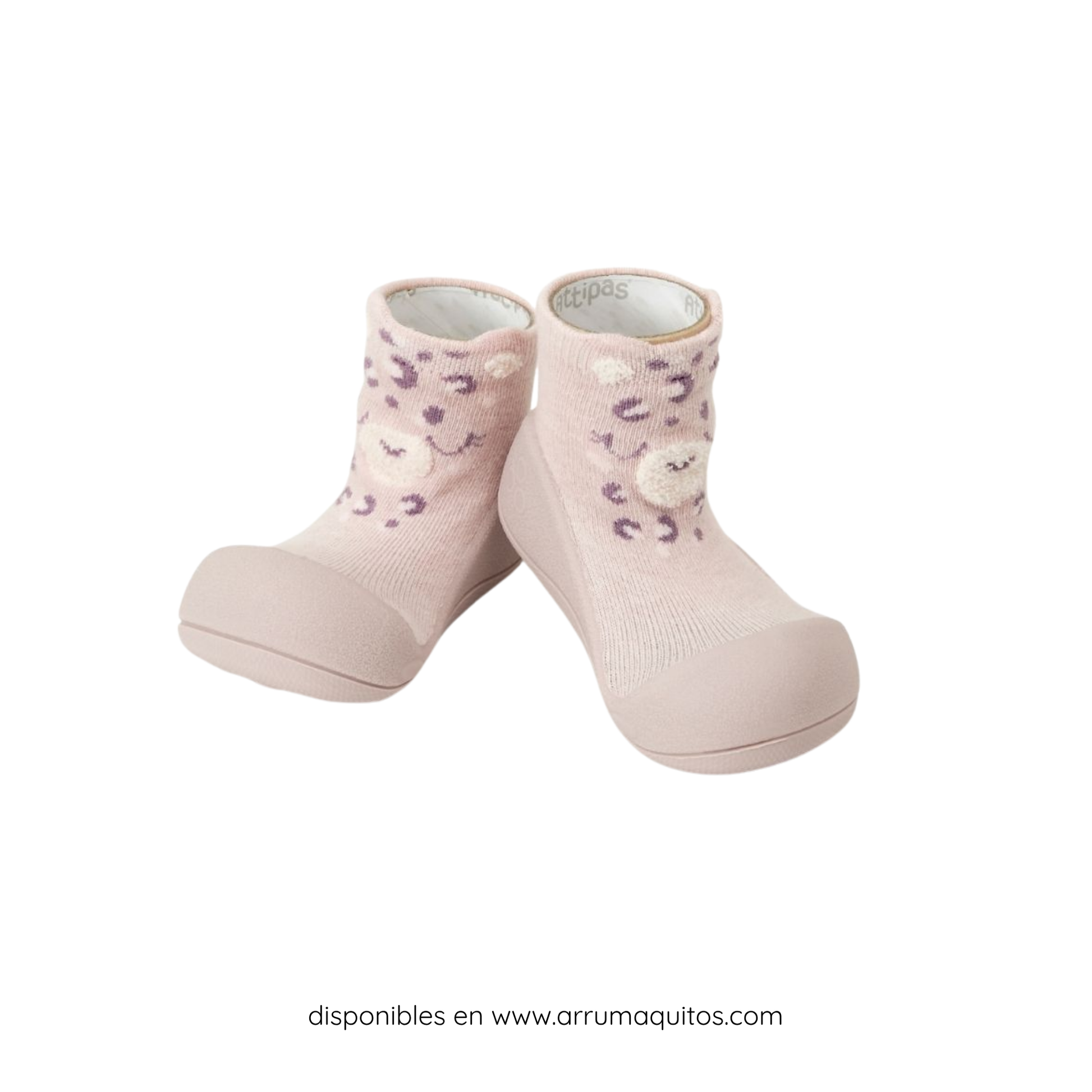 Calzado Barefoot Primeros Pasos Baby Panther Pink de Attipas