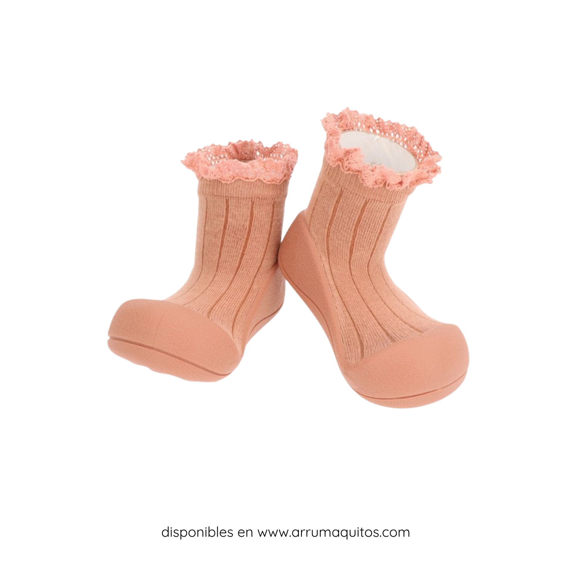 Calzado Barefoot Primeros Pasos Frill Rose de Attipas