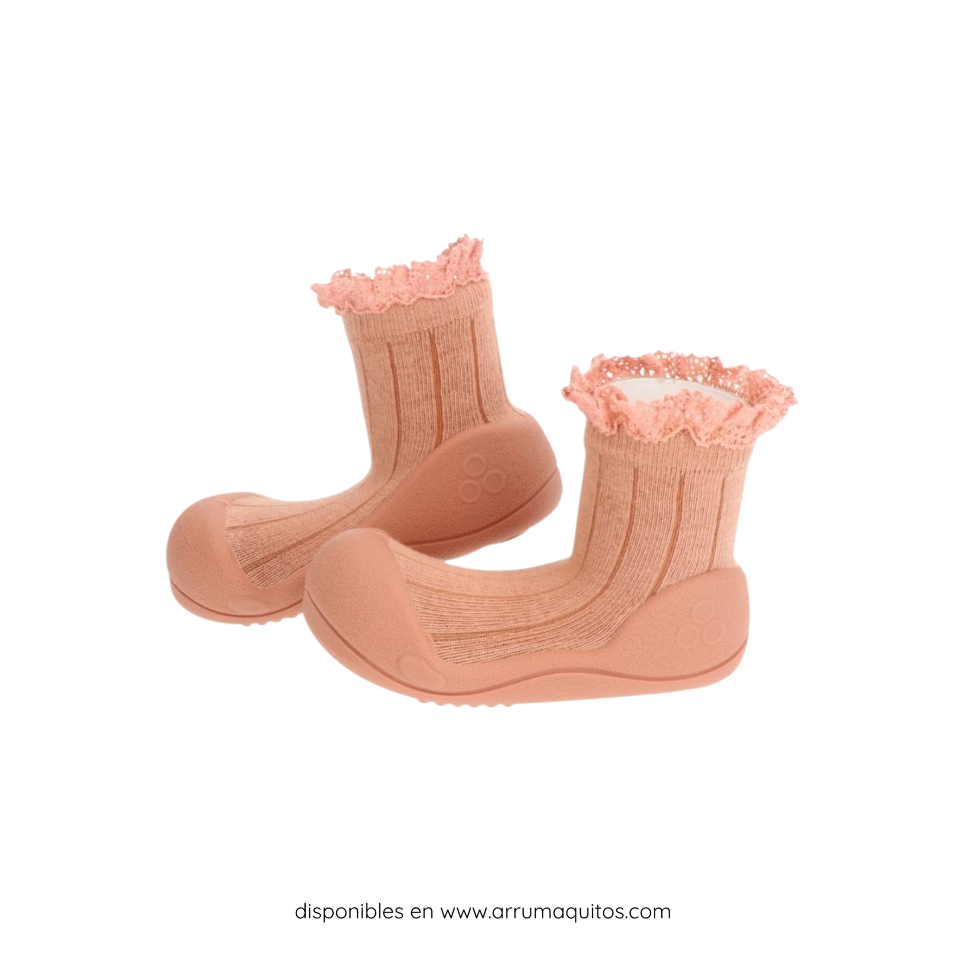 Calzado Barefoot Primeros Pasos Frill Rose de Attipas