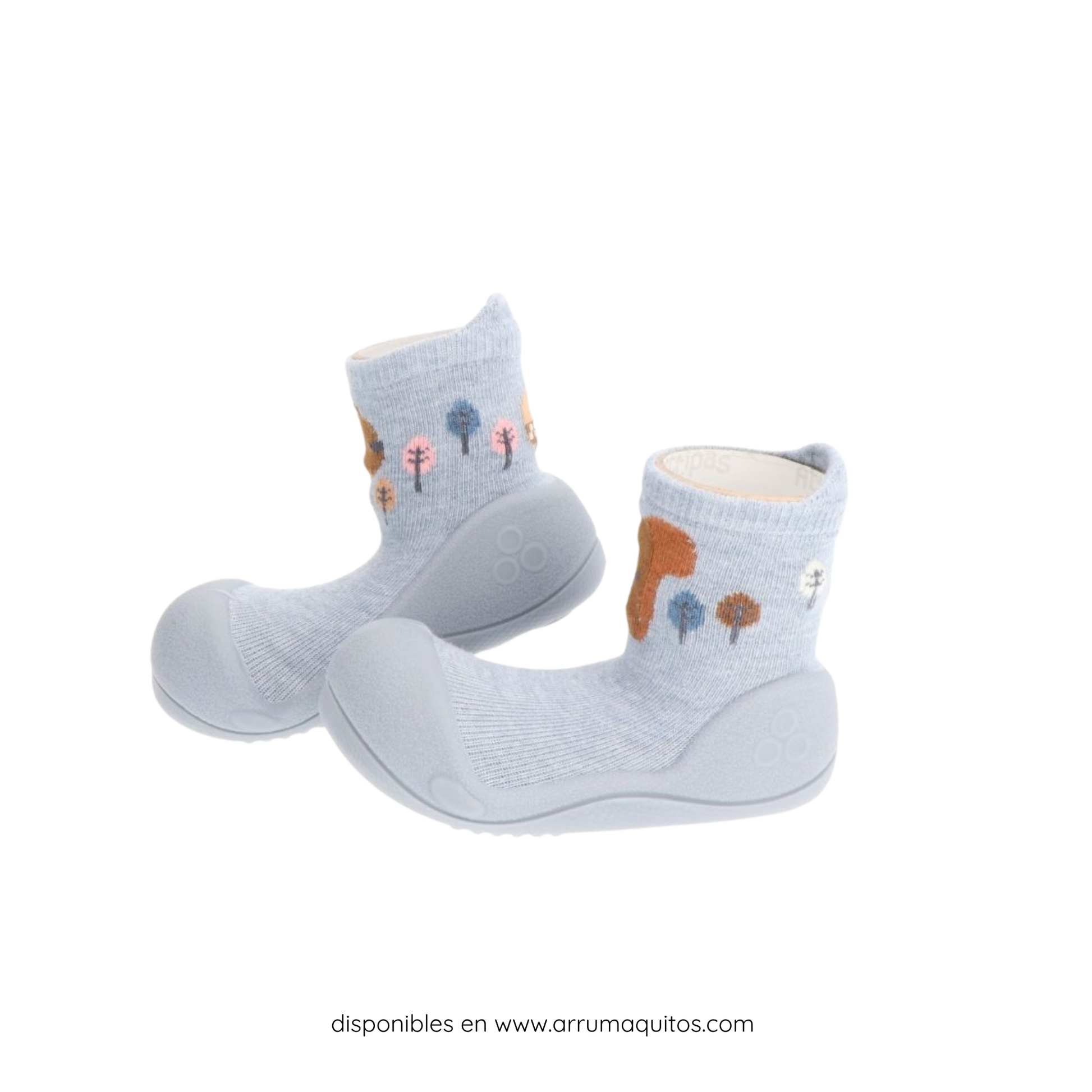 Calzado Barefoot Primeros Pasos Woodland Blue Squirrel de Attipas