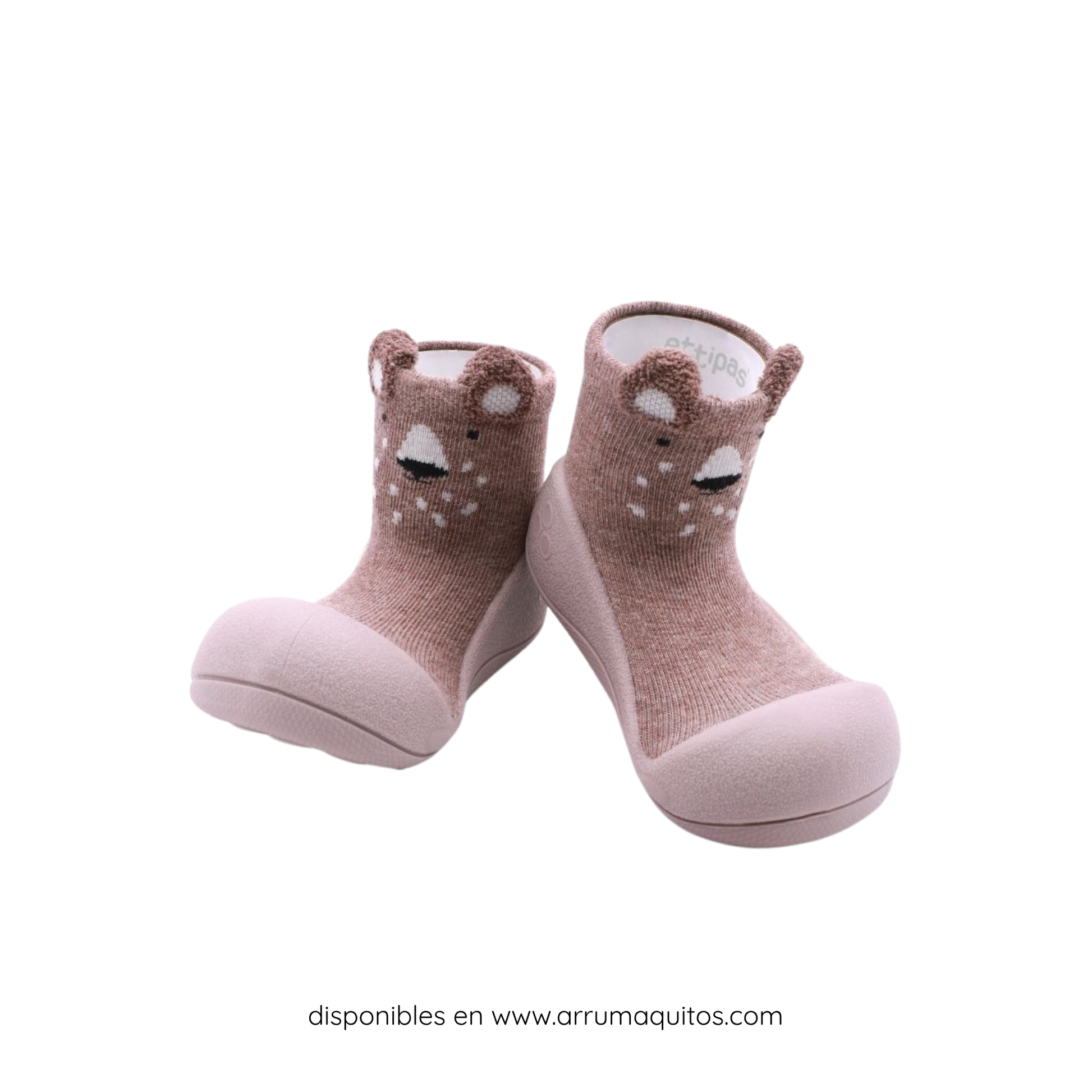 Calzado Barefoot Primeros Pasos Zootopia Bear Beige de Attipas
