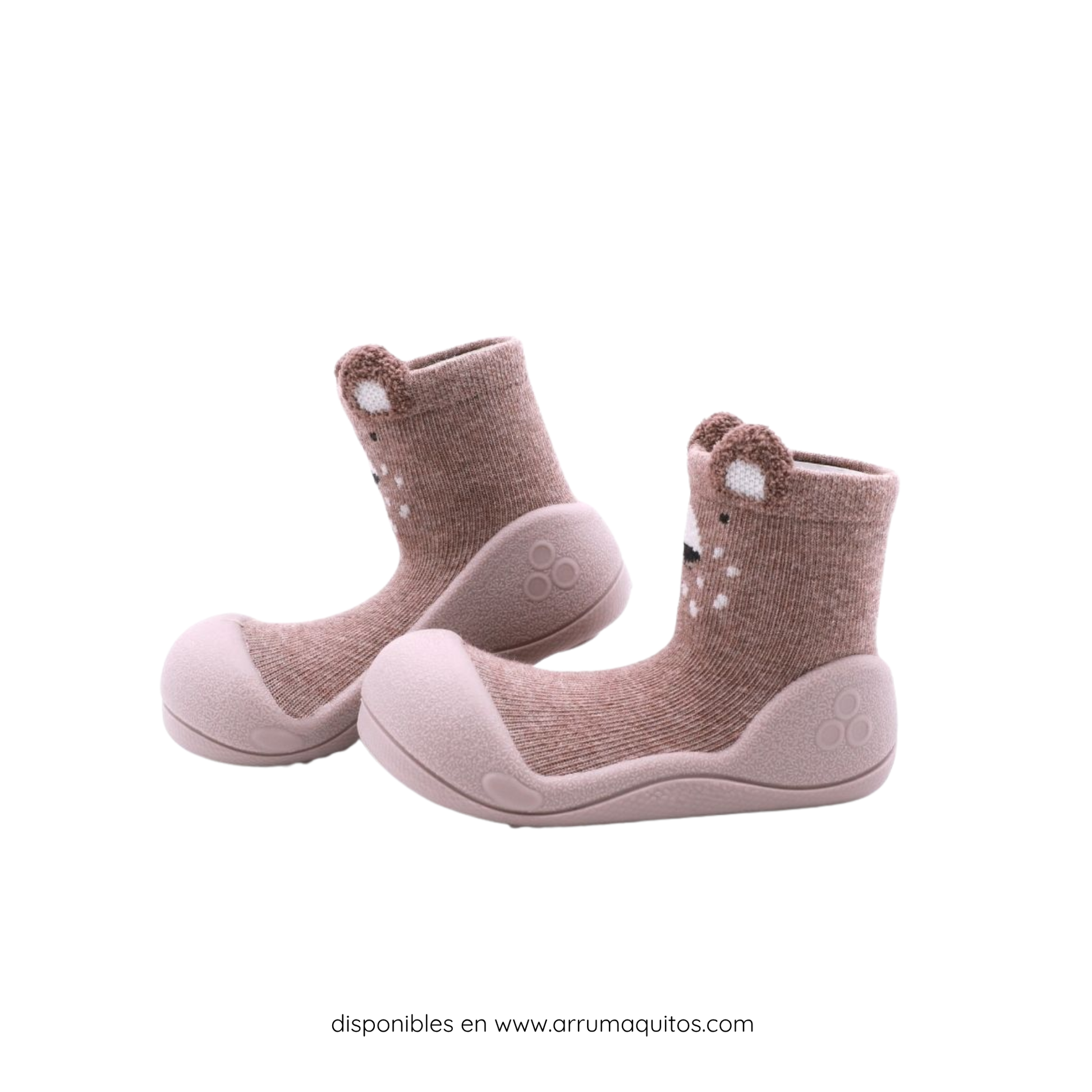 Calzado Barefoot Primeros Pasos Zootopia Bear Beige de Attipas