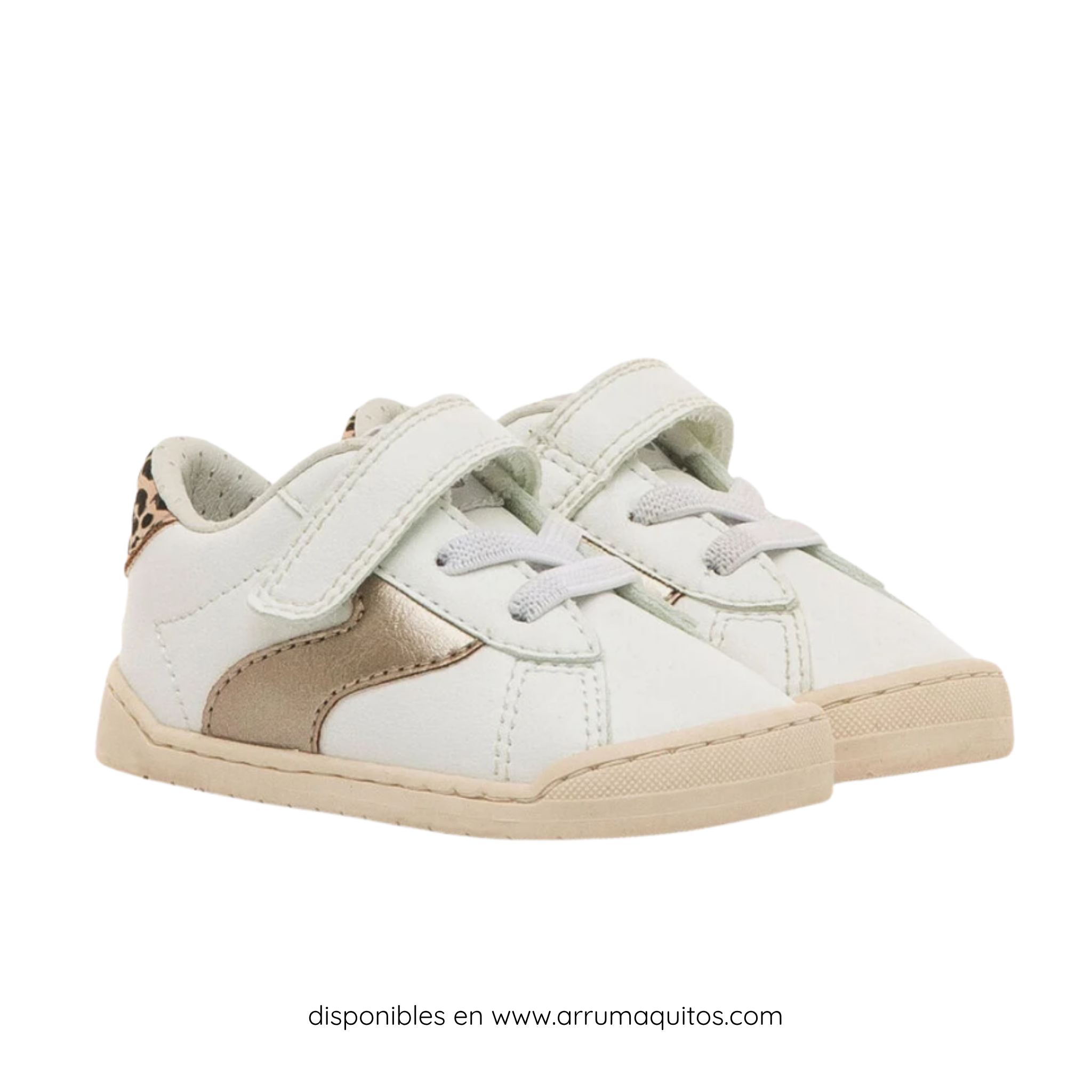 Zapatillas Barefoot Primeros Pasos Free Baby Blancas de Mustang