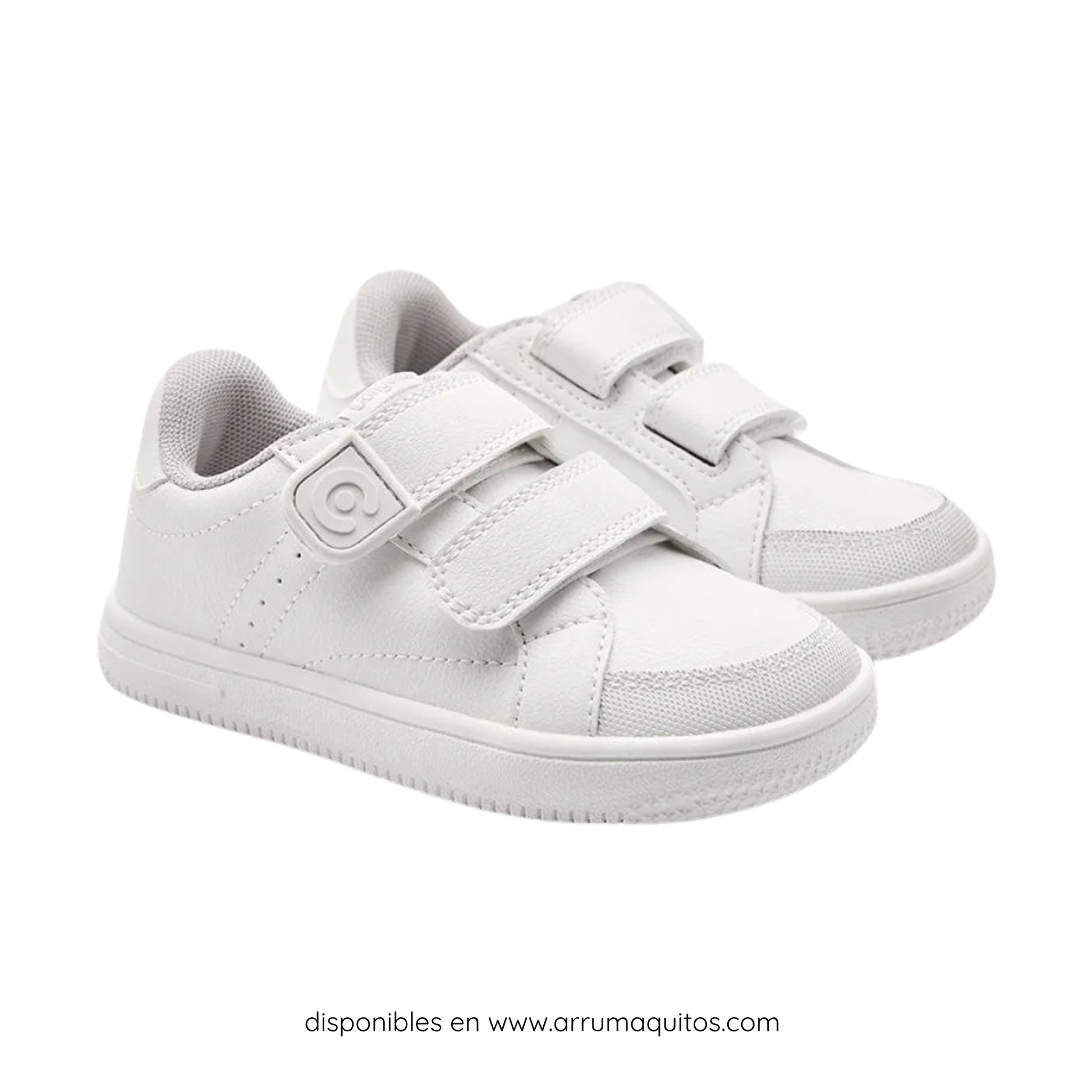 Conguitos GoFlex White School Barefoot Sneakers