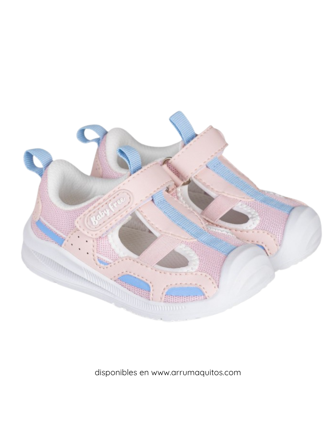 Sandalias Barefoot Deportivo Baby Free Rosa de Chetto