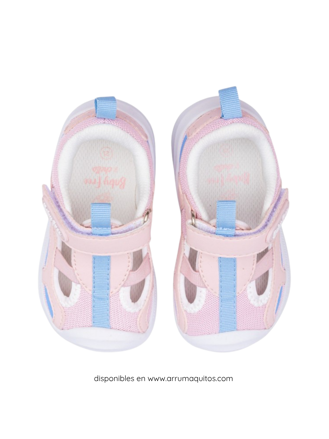 Sandalias Barefoot Deportivo Baby Free Rosa de Chetto