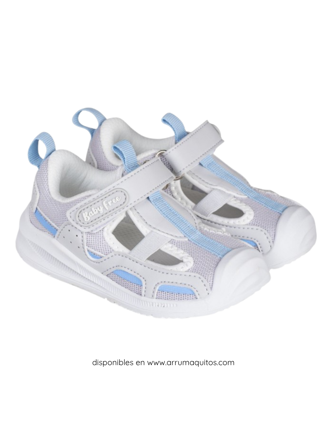 Sandalias Barefoot Deportivo Baby Free Grises de Chetto