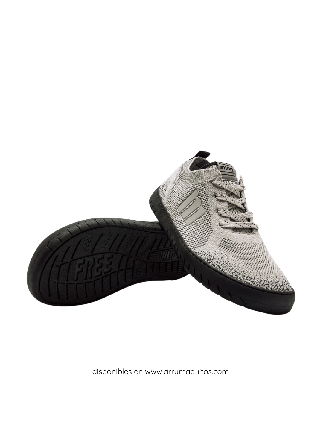 Zapatillas Minimalista de Diario 84801-C19787 Free Jym Gris de Mustang