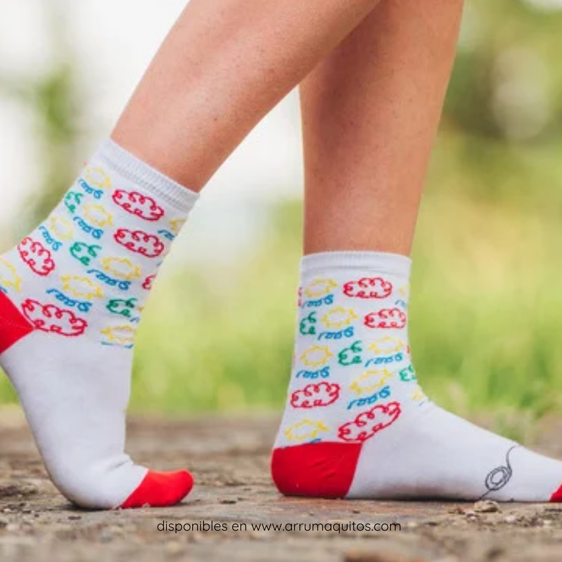 Calcetín Barefoot Anatómico Media Caña Para Diario Tormenta De Verano De A Tres Hilos